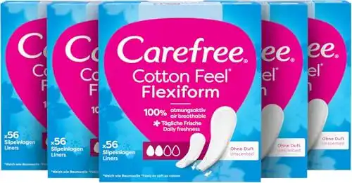 Carefree Slipeinlagen Cotton Feel Flexiform 100 – 56 Stück
