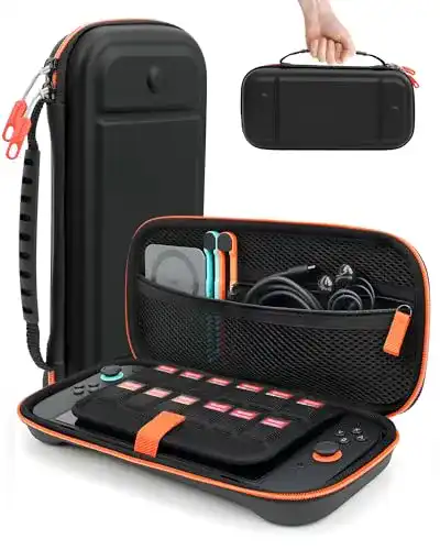 Transnovo Tasche für Nintendo Switch 2 – Tragbare Hülle mit Spielkartenhaltern