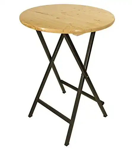 Stehtisch Degamo Zürich 78 cm rund mit grauem Stahlgestell