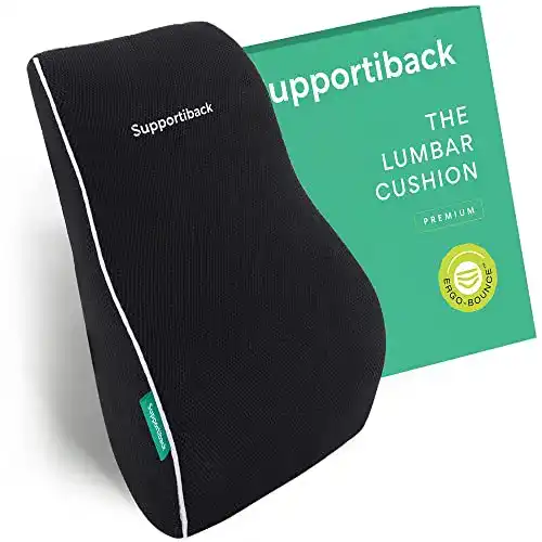 Lordosenstütze Supportiback Lendenkissen für Büro, Zuhause und Auto