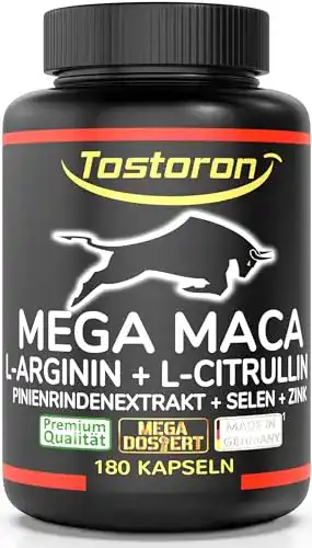 Maca Extrakt Tostoron Mega Maca hochdosiert 180 Kapseln