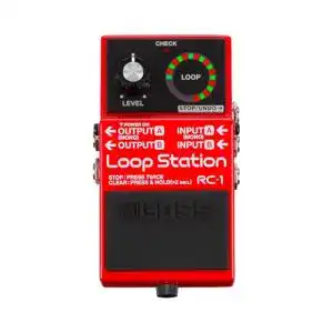 Loop-Pedal Boss RC-1 Loop Station Einfacher Looper für verschiedene Instrumente