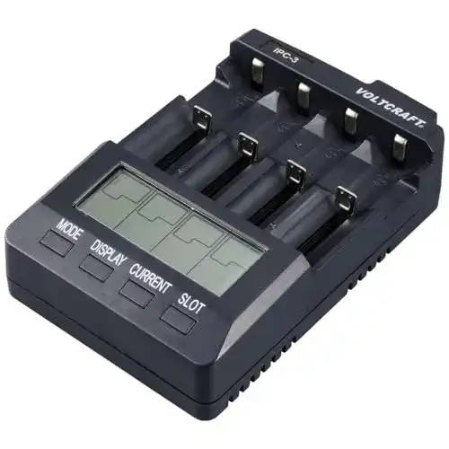Voltcraft IPC-3 Ladegerät für Rundzellen Li-Ion, NiCd, NiMH
