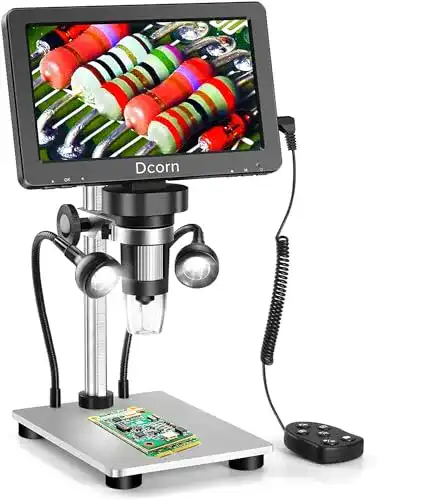 USB Mikroskop Dcorn 1200X mit 12MP und 1080P für präzise Beobachtungen
