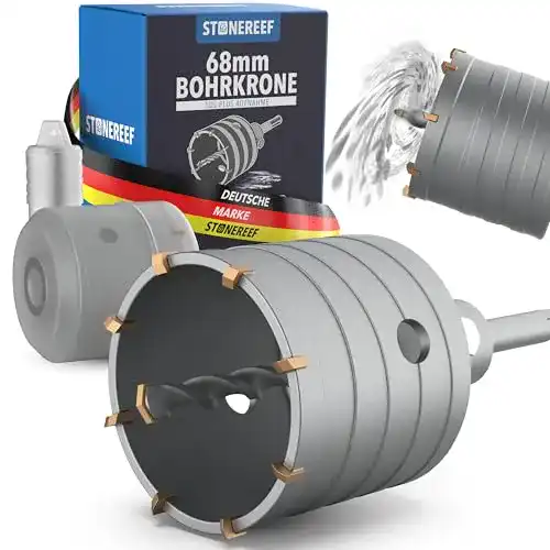Dosenbohrer Stone Reef Bohrkrone 68 mm SDS Plus für Mauerwerke