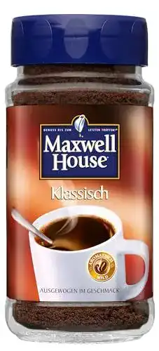 Maxwell House löslicher Kaffee 200 g Instant Kaffee für die schnelle Zubereitung