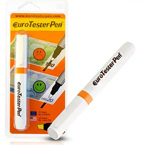Geldscheinprüfstift Euro Tester Pen XL für Euro und internationale Währungen