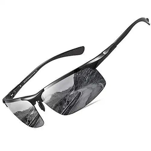 Polarisierte Sonnenbrille Duco für Herren mit Metallrahmen