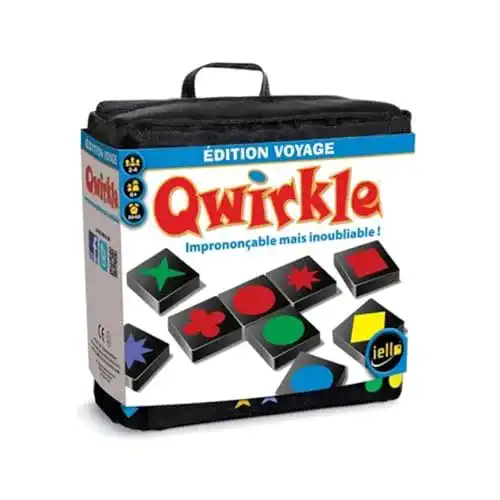 Qwirkle Spiel Iello – Reiseedition für Familienspiele