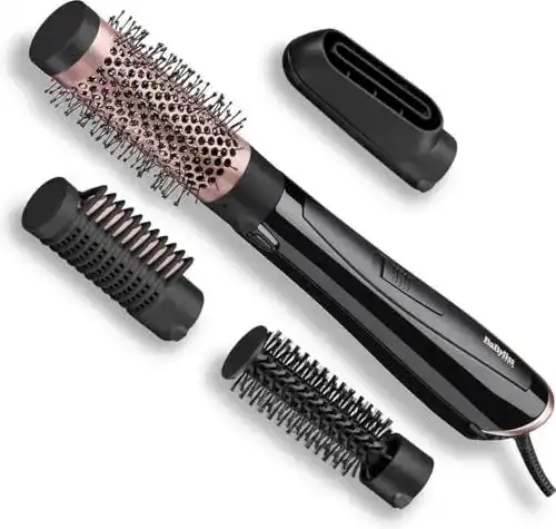 BaByliss Warmluftbürste Perfect Finish 1000W mit 3 Aufsätzen