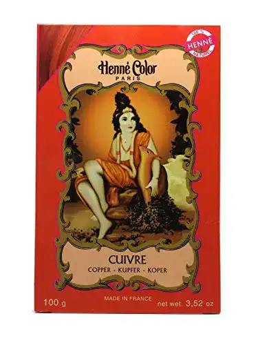 Henna-Pulver Henne Color Kupfer 100 g für Haarfärbung