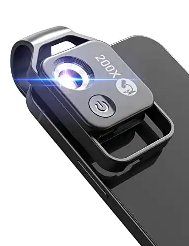 Apexel 200X Handy-Mikroskop für Smartphone-Kamera in kompakter Größe