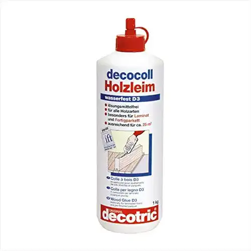 Wasserfester Holzleim decotric für verschiedene Holzarten