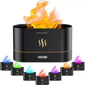 Automatischer Lufterfrischer Gzvxuny Flammen Aroma Diffuser mit LED