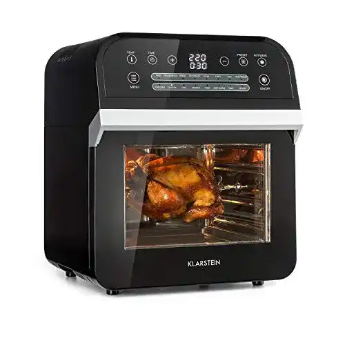 Klarstein AeroVital Cube Heißluftfritteuse mit 1600 Watt und 12 Litern