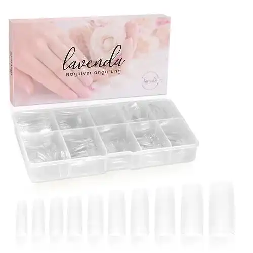 Acrylnägel Lavenda Nageltipps Künstliche Nägel 500 Stück