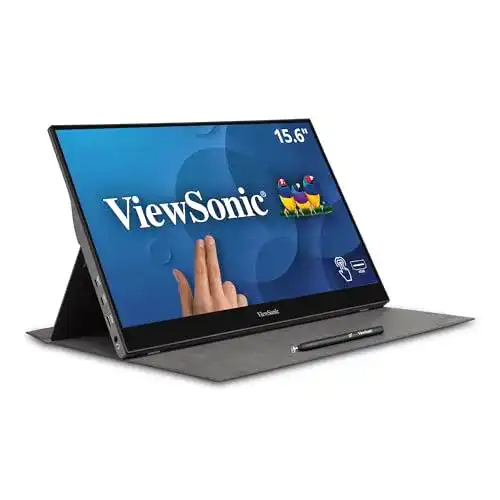 ViewSonic TD1655 47 cm (16 Zoll) Tragbarer Touch Monitor