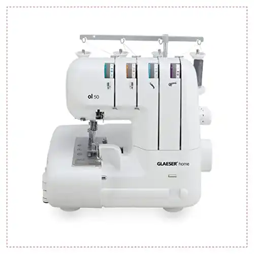 Overlock-Nähmaschine Glaeser Home OL 50 für effizientes Nähen und Schneiden