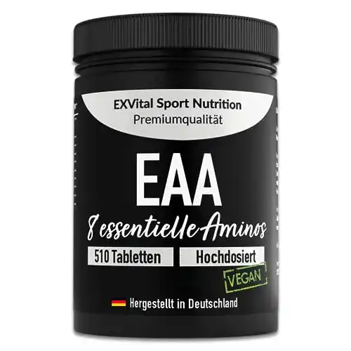 EAA Kapseln von EXVital mit 1036 mg pro Tablette – 510 Stück