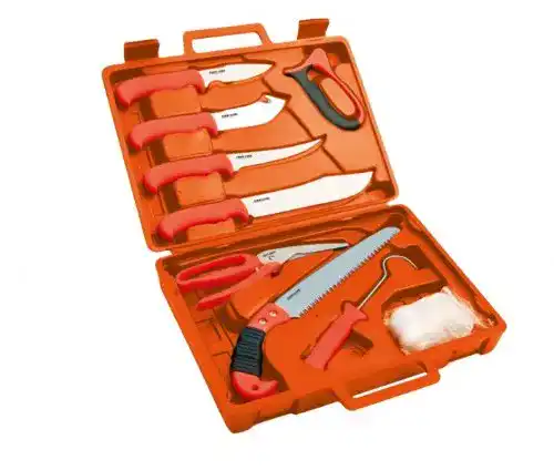 Zerwirkset Farm-Land Hunting Messerkit 11-teilig für die Wildverarbeitung