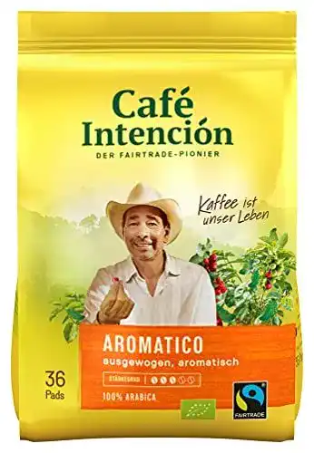 Kaffeepads Café Intención Aromatico 36 Pads im Sparpack