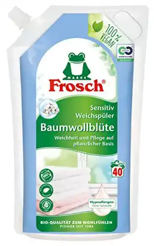 Frosch Sensitiv-Weichspüler Baumwollblüte, vegan, 1 l