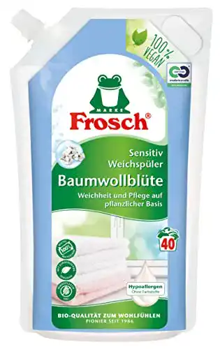 Frosch Sensitiv-Weichspüler Baumwollblüte, vegan, 1 l