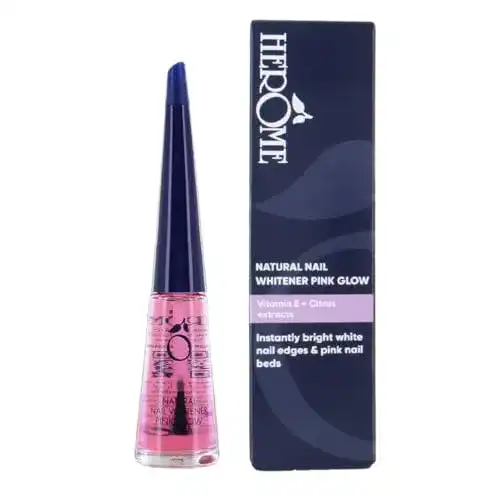 Herome Natural Nagelaufheller Pink Glow – Whitening Nagellack 10ml