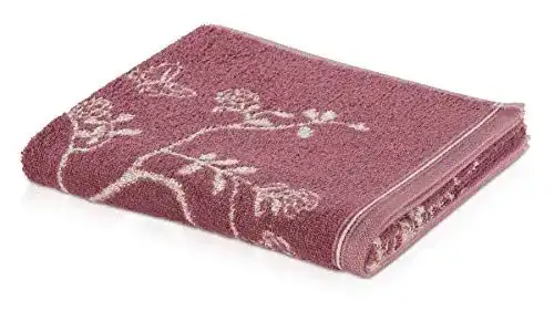 Möve Bohème Blütenzweig Handtuch 50 x 100 cm aus Baumwolle und Leinen
