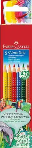 Buntstifte Faber-Castell Colour Grip 2001 Set mit 6 Stück