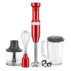 KitchenAid 5KHBV83EER Tauchmixer in Rot vielseitig und leistungsstark