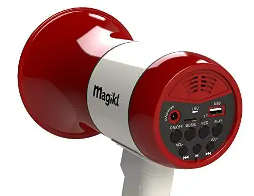 Megafon Magikl Lautsprecher mit Sirene und tragbarem Design