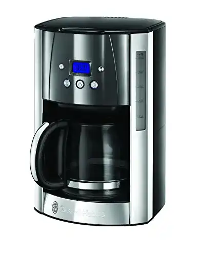 Russell Hobbs Kaffeemaschine mit digitalem Timer und Brausekopf