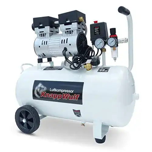 KnappWulf Flüsterkompressor KW1050 mit 50L Kessel und 750W Motor