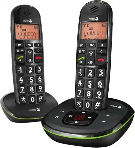 Schnurloses Telefon-Duo Doro 380104 PhoneEasy 105wr