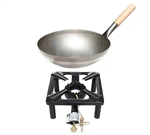 Hockerkocher Paella World mit 8,5 kW Leistung und Abmessungen 30 x 30 x 15 cm