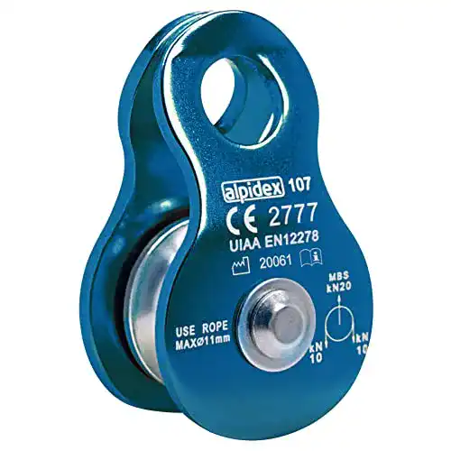Umlenkrolle Alpidex Seilrolle 20 kN Mobile Pulley Flaschenzug