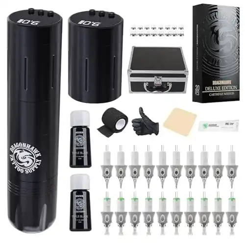 Tattoo-Pen Extreme Tattoo Dragonhawk Tattoo Maschine Set