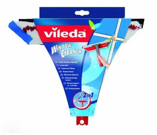 Vileda Profi Fensterwischer 2in1 für streifenfreie Fensterreinigung