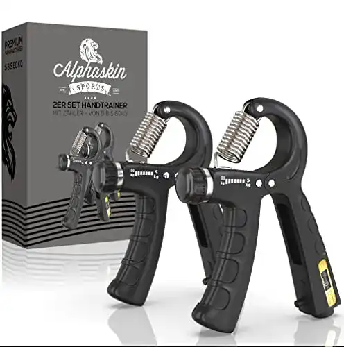 Handtrainer ALPHASKIN Premium m. Zählfunktion