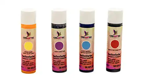 Seifenfarbe Artidee Creartec natürliche transparente Farben für Seifen