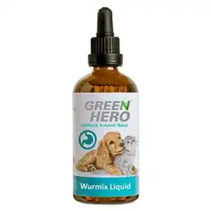 Wurmkur für Hunde und Katzen – Green Hero Wurmix Liquid 100 ml