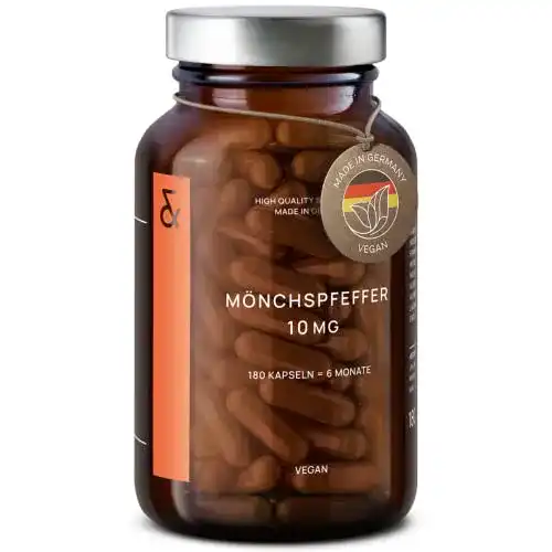 Mönchspfeffer hochdosiert 4:1 Agnus Castus Extrakt 10mg Kapseln