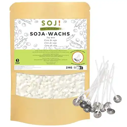 Sojawachs 2 kg für Kerzenherstellung ohne GVO