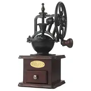 Kaffeemühle aus Holz von Yuehua Manuelle Gusseisen-Mühle