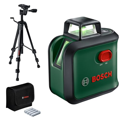 Bosch Kreuzlinienlaser AdvancedLevel 360 mit Stativ und 3 Laserlinien
