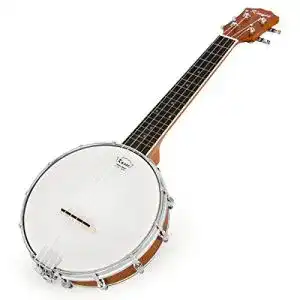 Banjolele Kmise 4-Saiten Banjo Ukulele in Konzertgröße 23 Zoll