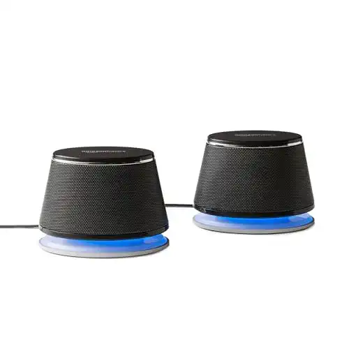 USB-Lautsprecher Amazon Basics Stereo 2.0 für PC oder Laptop