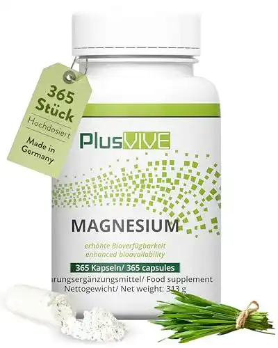 Magnesium-Tabletten Plusvive – Hochdosierte Kapseln mit 700 mg Magnesium