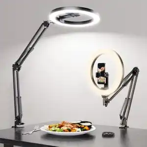 Handy Stativ mit Ringlicht von Luxsure für Küche und Food-Videos